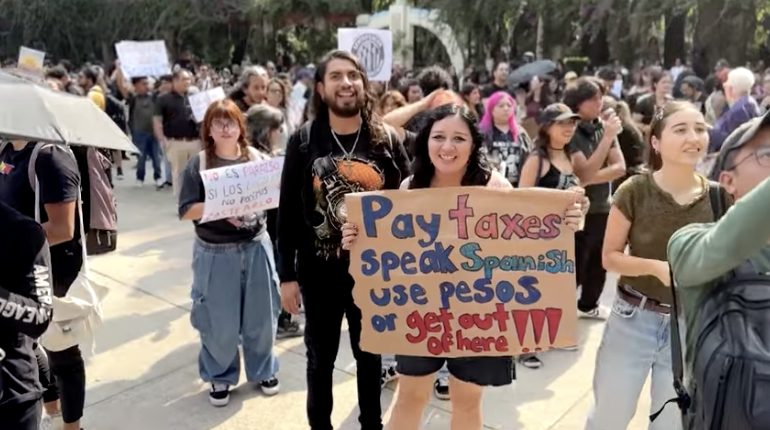 DHS Savagely Trolls Mexicans Protesting American ‘Invasion’ Mexico City protests